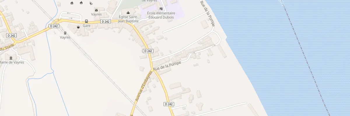 Plan du 35B Rue de la Pompe à Vayres