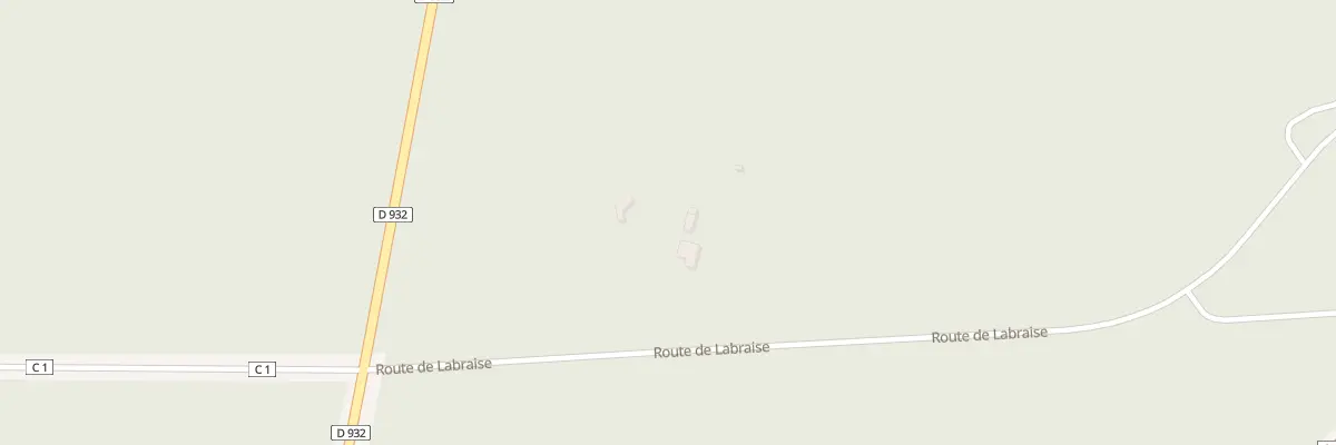 Plan du 233 Rte de Labraise à Arue