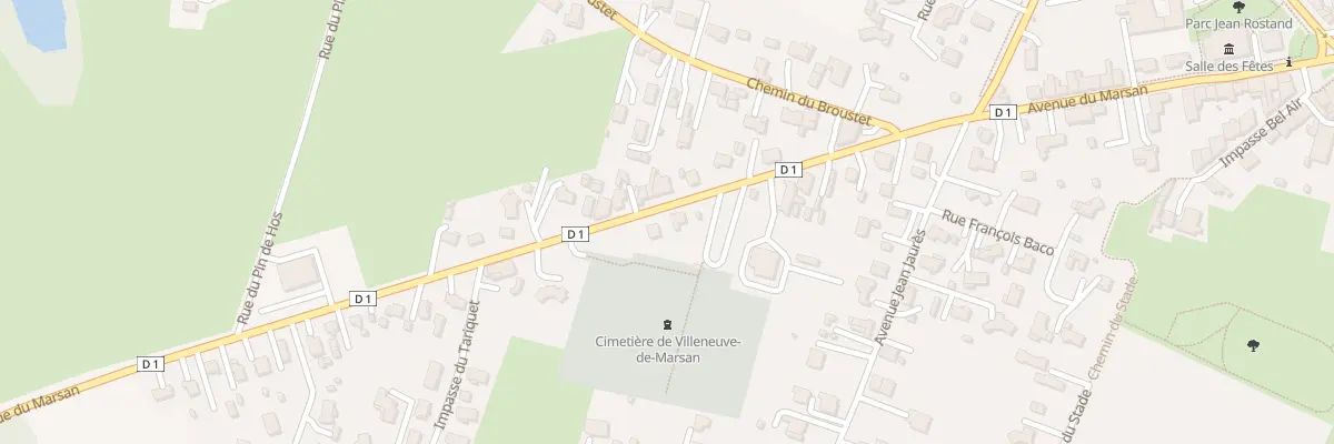 Plan du 487 Av du Marsan à Villeneuve-de-Marsan