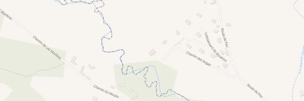 Plan du 6 Che des Augas à Saint-Castin