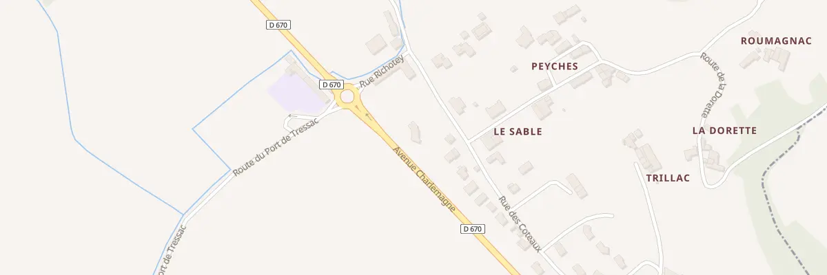 Plan du 61 Rue des Coteaux à La Rivière