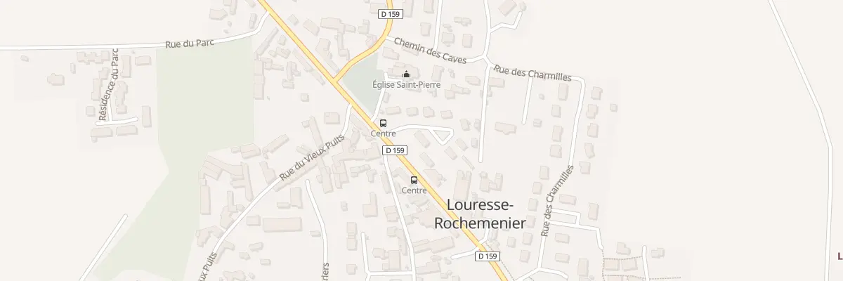 Plan du 2 Pl de l’Église à Louresse-Rochemenier