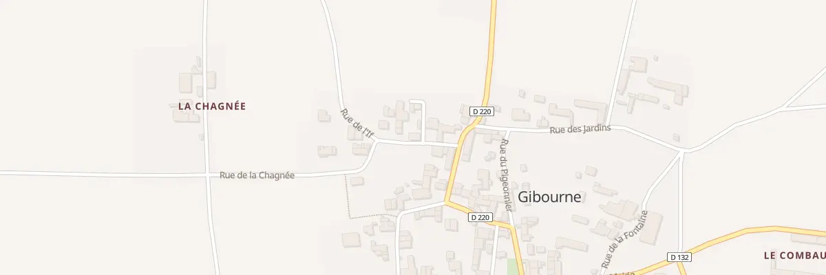 Plan du 6B Rue de la Chagnée à Gibourne
