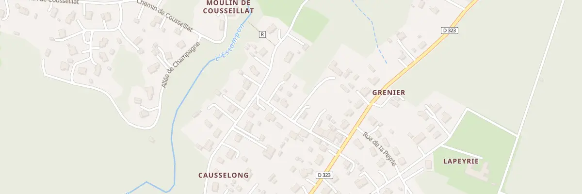Plan du 5300A Che de Causselong à Roquefort