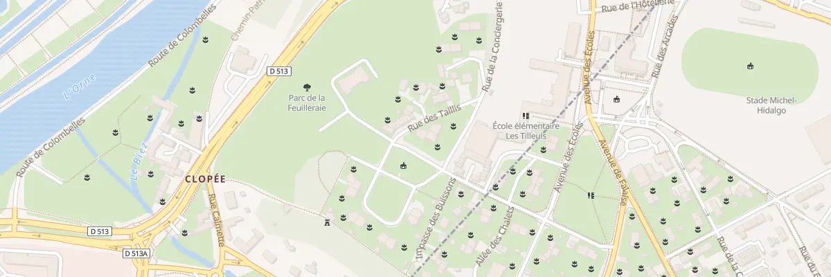 Plan du 5 Rpt des Villas à Mondeville