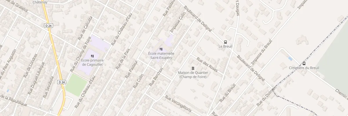 Plan du 56 Rue Berchon à Cognac