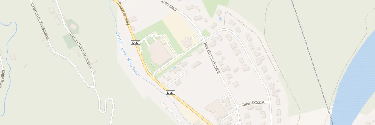 Plan du 5 Imp des Pyrenees à Narcastet