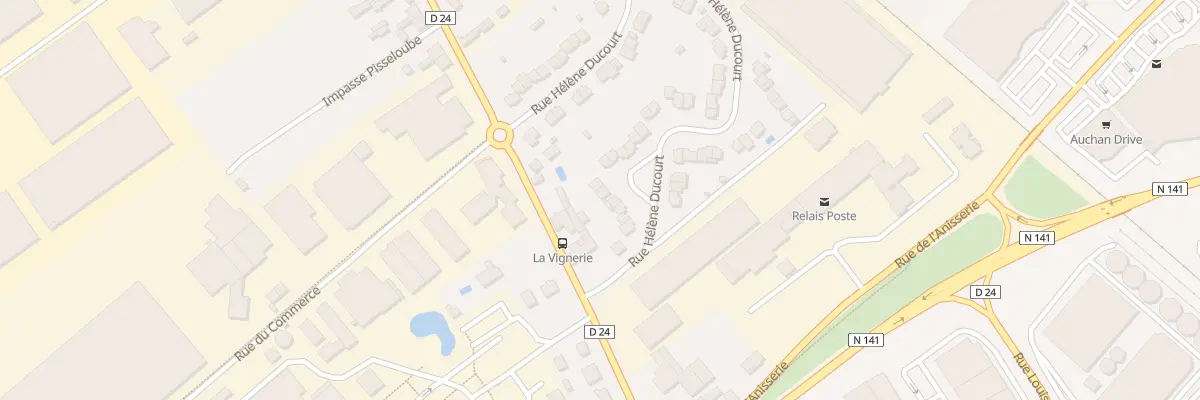 Plan du 11 Rue Hélène Ducourt à Châteaubernard
