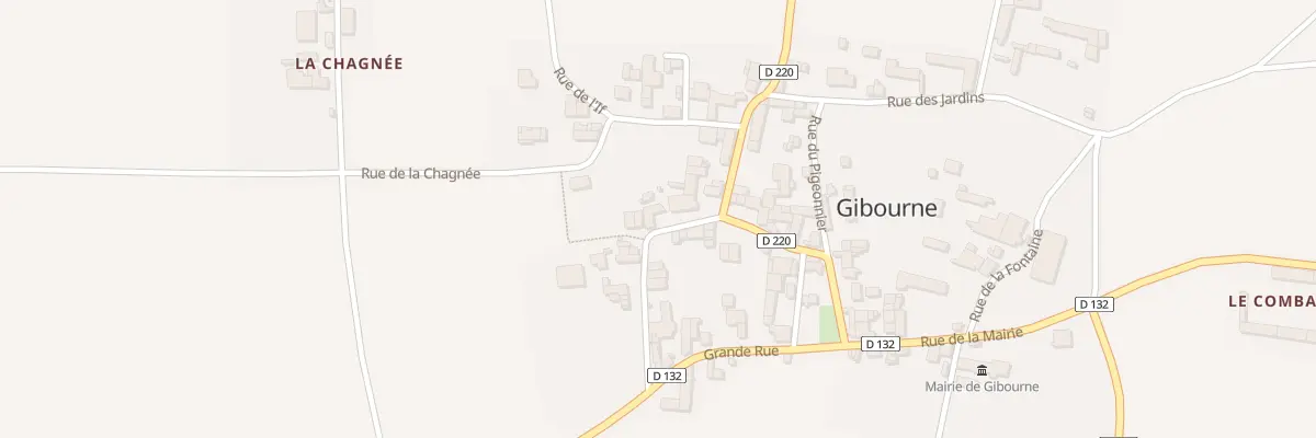 Plan du 11 Rue du Chêne Vert à Gibourne