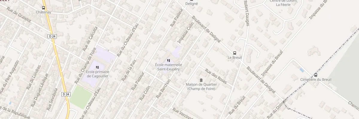 Plan du 45 Rue Berchon à Cognac