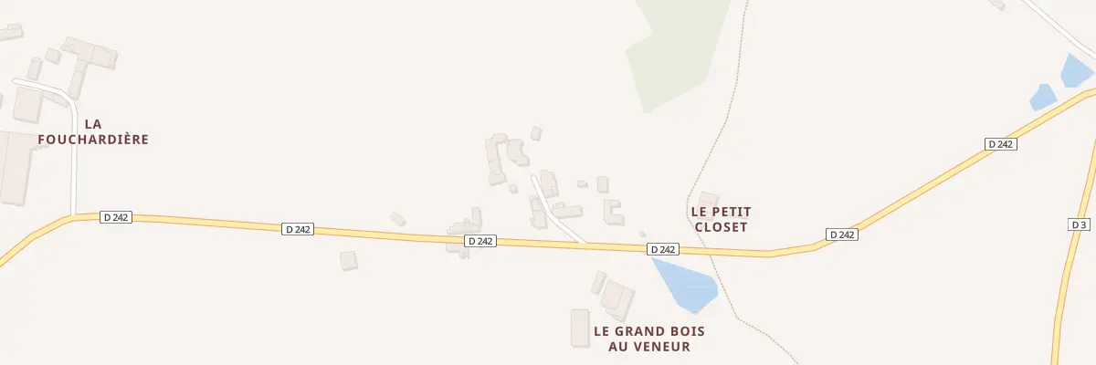 Plan du 98 Le Grand Bois au Veneur à Saint-Aignan-de-Couptrain