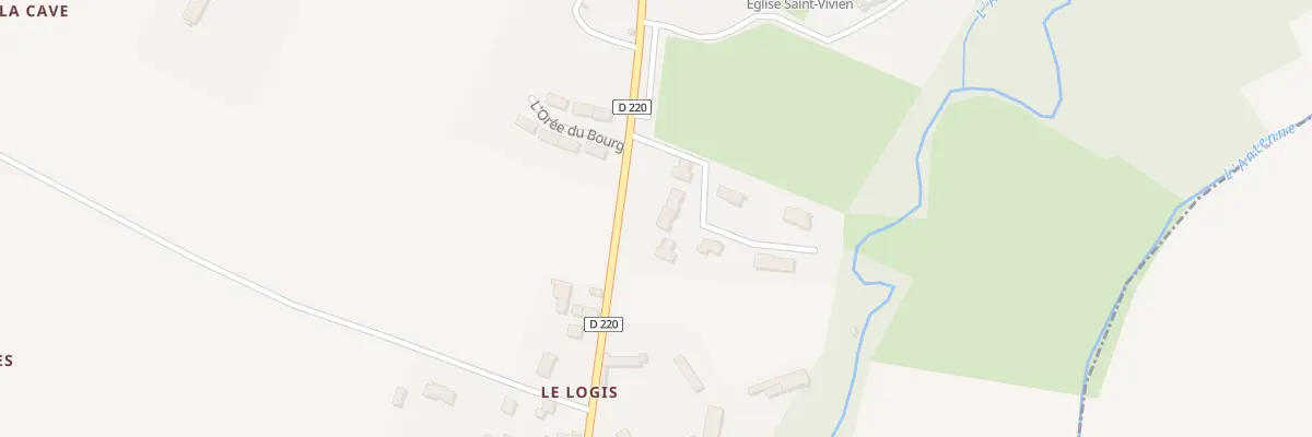 Plan du 6 Rue de l’Antenne à Bagnizeau
