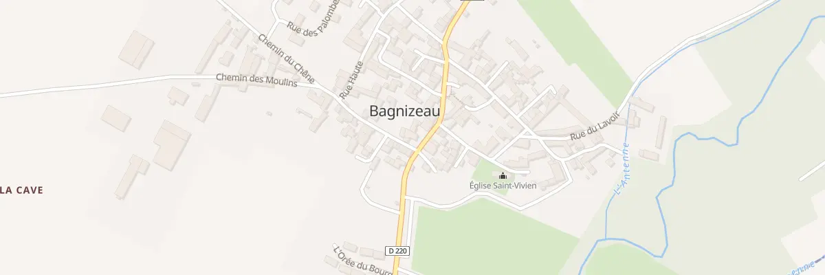 Plan du 2 Rue de la Pointe à Bagnizeau