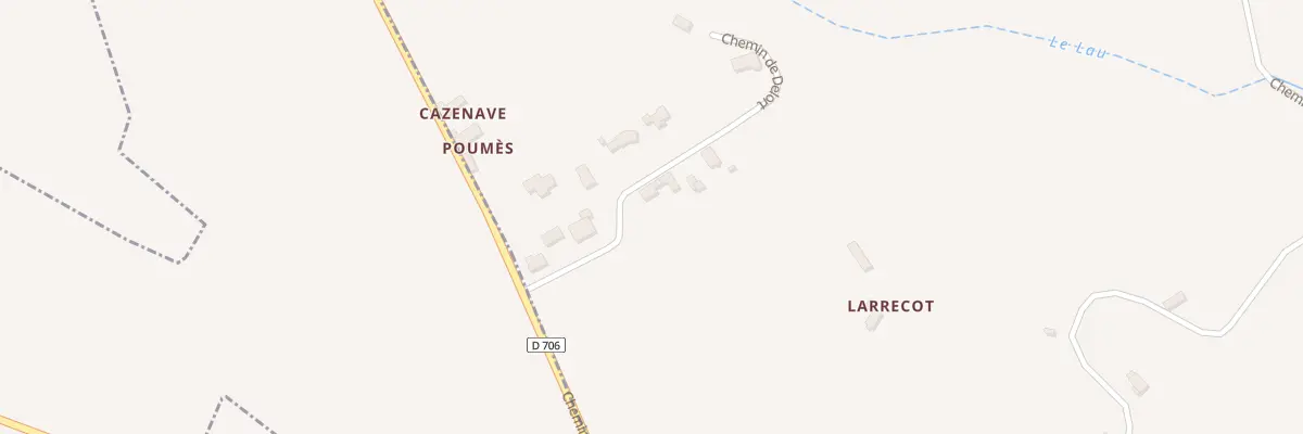 Plan du 4 Che de Delort à Saint-Armou