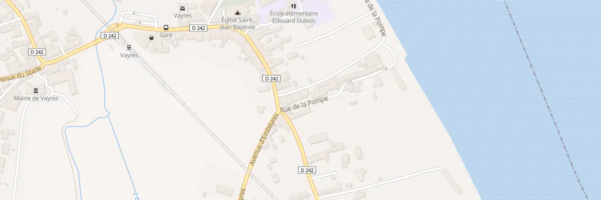 Plan du 3 Rue de la Pompe à Vayres