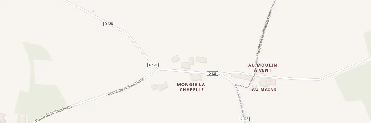 Plan du 3 Mongie La Chapelle à Vérac
