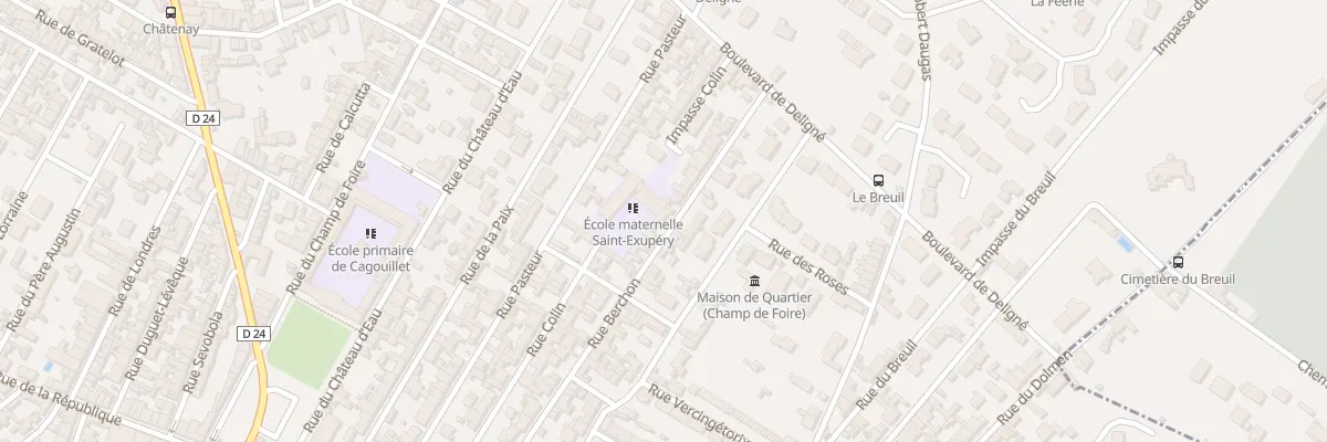 Plan du 43 Rue Berchon à Cognac