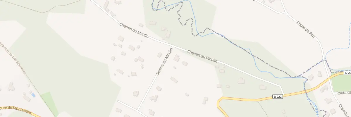 Plan du 330 Che du Moulin à Buros