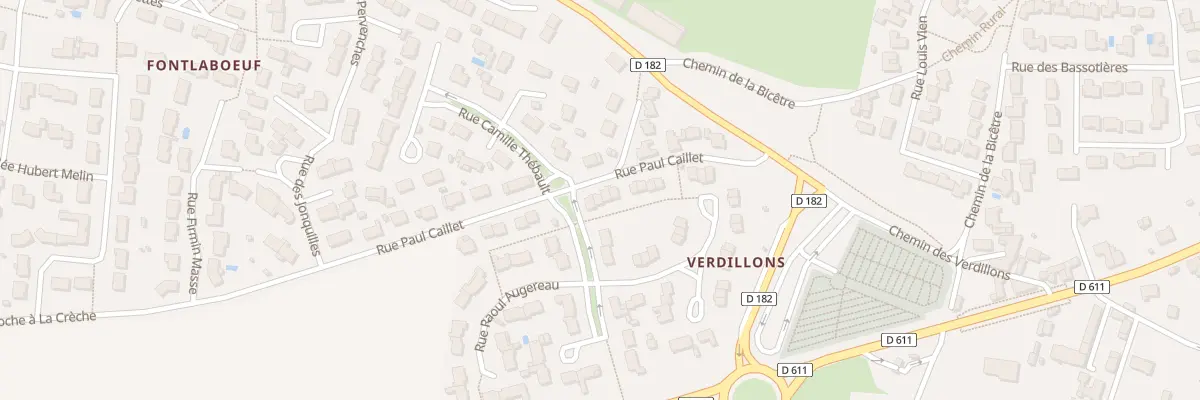 Plan du 13 Rue Paul Caillet Verdillons à La Crèche