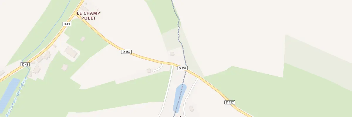 Plan du 7 Rte de Leffard à Leffard