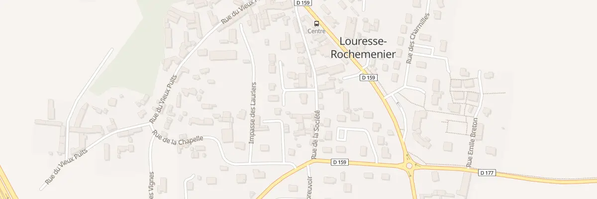 Plan du 14 Rue de la Société à Louresse-Rochemenier