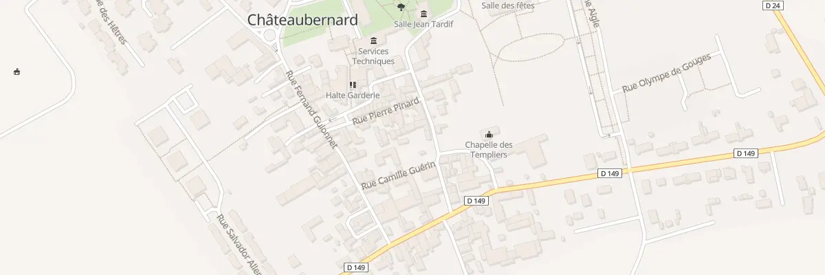 Plan du 1 Rue des Pierrières à Châteaubernard