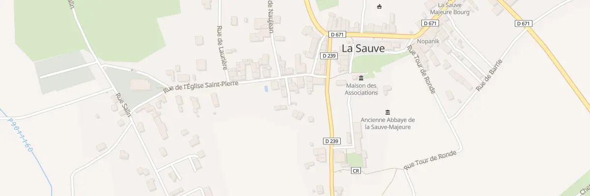 Plan du 2 Imp Peruchet à La Sauve