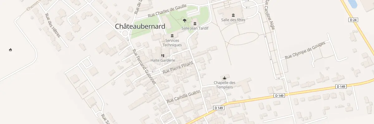 Plan du 5063 Rue Pierre Pinard à Châteaubernard