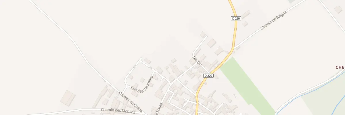 Plan du 14 Rue Haute à Bagnizeau