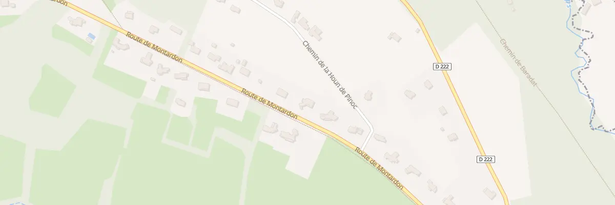 Plan du 561 Rte de Montardon à Buros