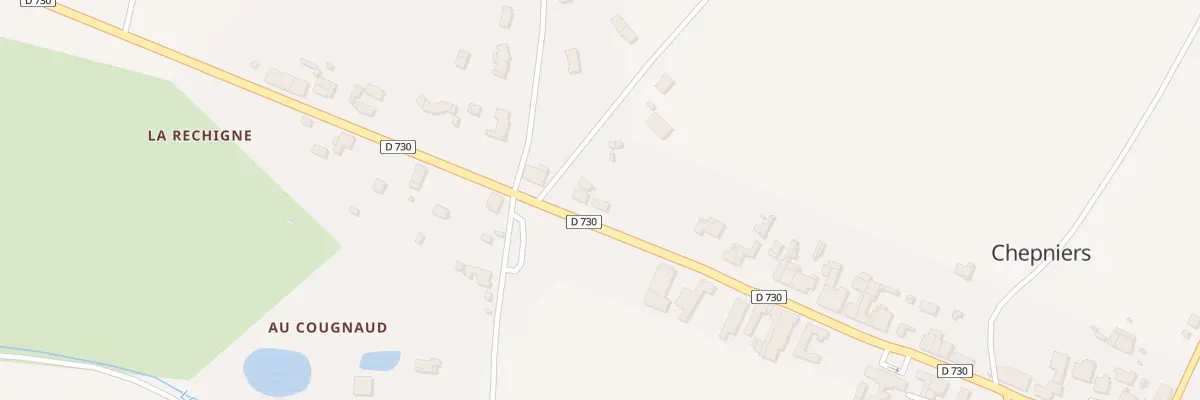 Plan du 35 D 730 Le Bourg à Chepniers