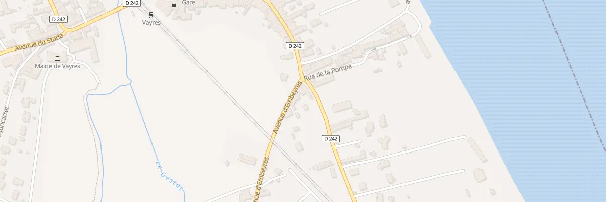 Plan du 1B Av d’Embeyres à Vayres