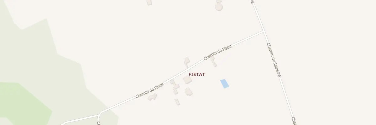 Plan du 611 Che du Fistat à Sorbets