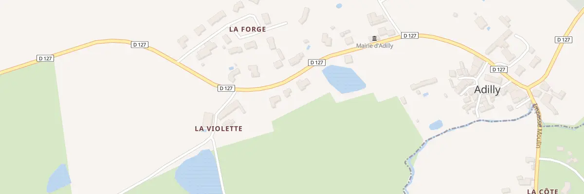 Plan du 13 Rue des Violettes à Adilly