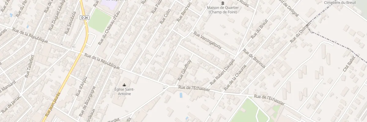 Plan du 15 Rue Géoffroy à Cognac