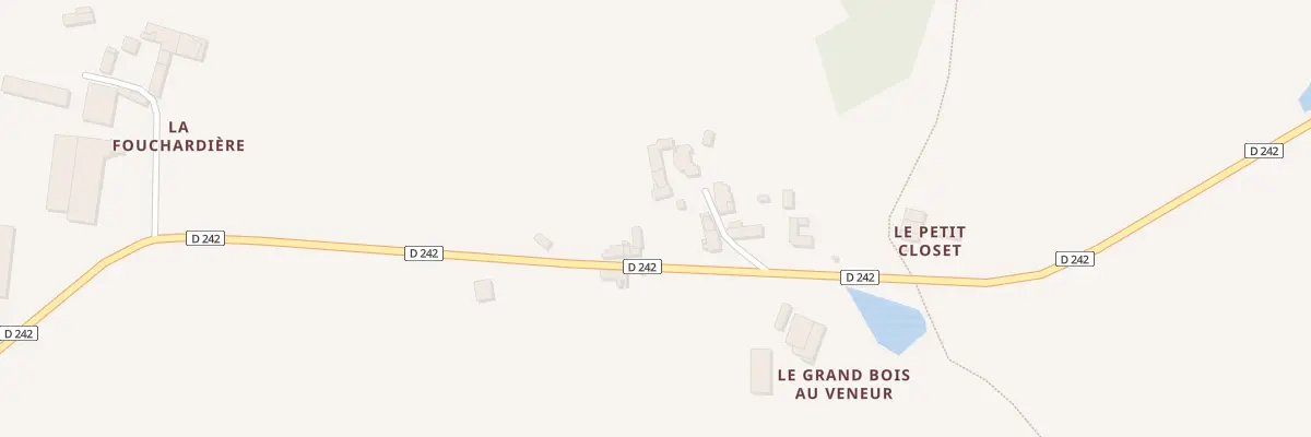 Plan du 143 Le Grand Bois au Veneur à Saint-Aignan-de-Couptrain
