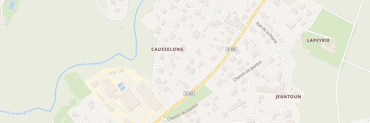 Plan du 709 Rue de la Gde Lande à Roquefort