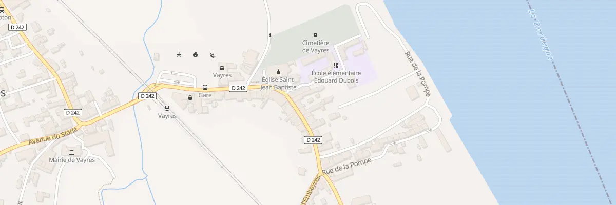 Plan du 79 Av de Libourne à Vayres