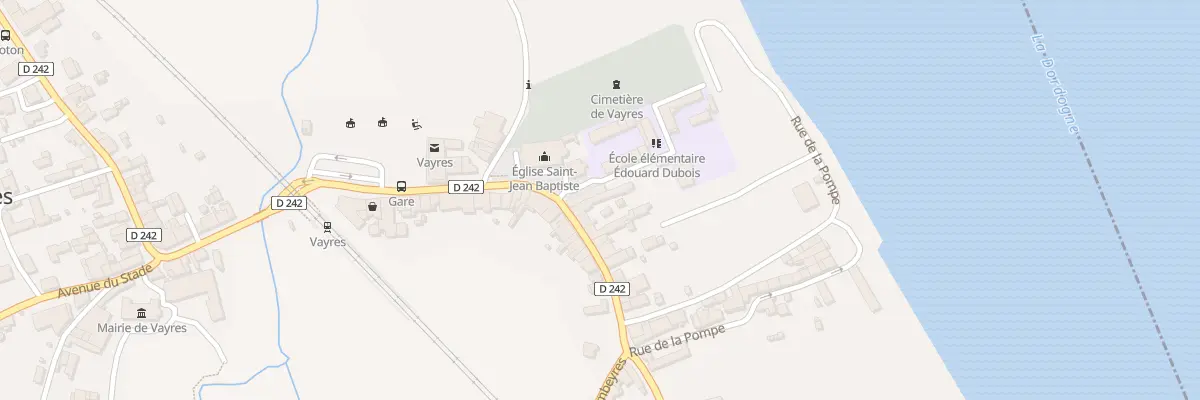 Plan du 77 Av de Libourne à Vayres