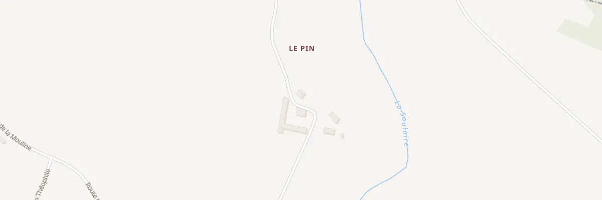 Plan du 1 Rte du Pin à Baron