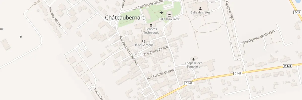 Plan du 8B Rue Pierre Pinard à Châteaubernard