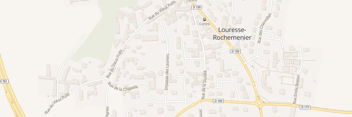 Plan du 2 Imp du Charron à Louresse-Rochemenier