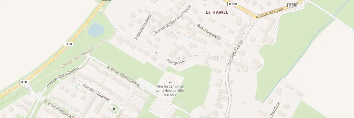 Plan du 134 Rue de Luc à Hermanville-sur-Mer