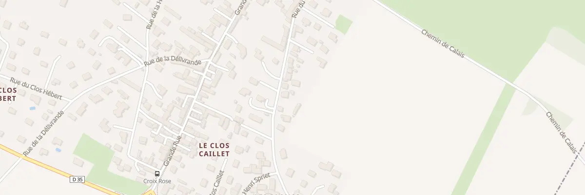 Plan du 615 Rue du Tour de Ville à Hermanville-sur-Mer