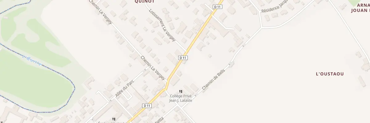 Plan du 84 Rte de Branne à Cadillac-sur-Garonne