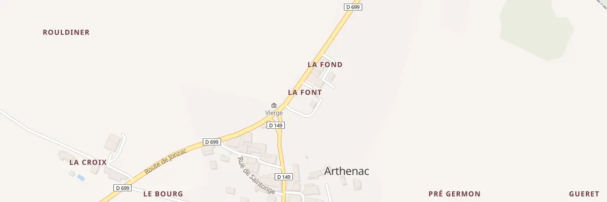 Plan du 5132 La Fond à Arthenac