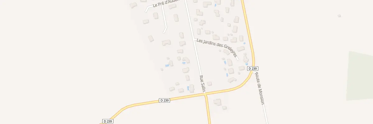 Plan du 89 Rue de Salin à La Sauve