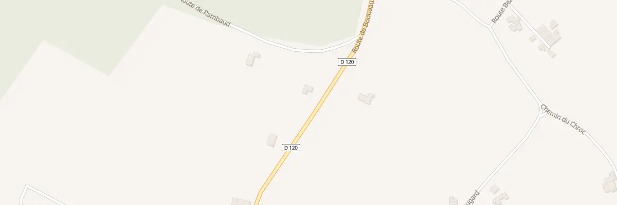 Plan du 1860 Rte de Bonneau à La Sauve