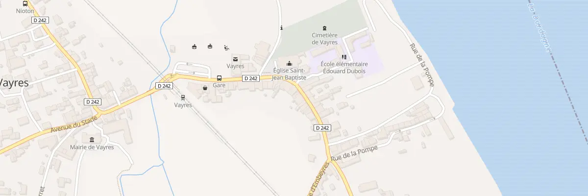 Plan du 90 Av de Libourne à Vayres