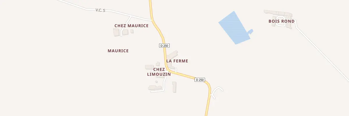 Plan du 2 La Ferme à Saint-Ciers-Champagne